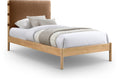 Astoria Vegan Leather Upholstered Twin Bed (3 Boxes)