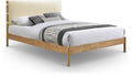 Astoria Vegan Leather Upholstered King Bed (3 Boxes)