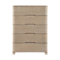 Civita Natural Oak Veneer And Solid Wood Chest
