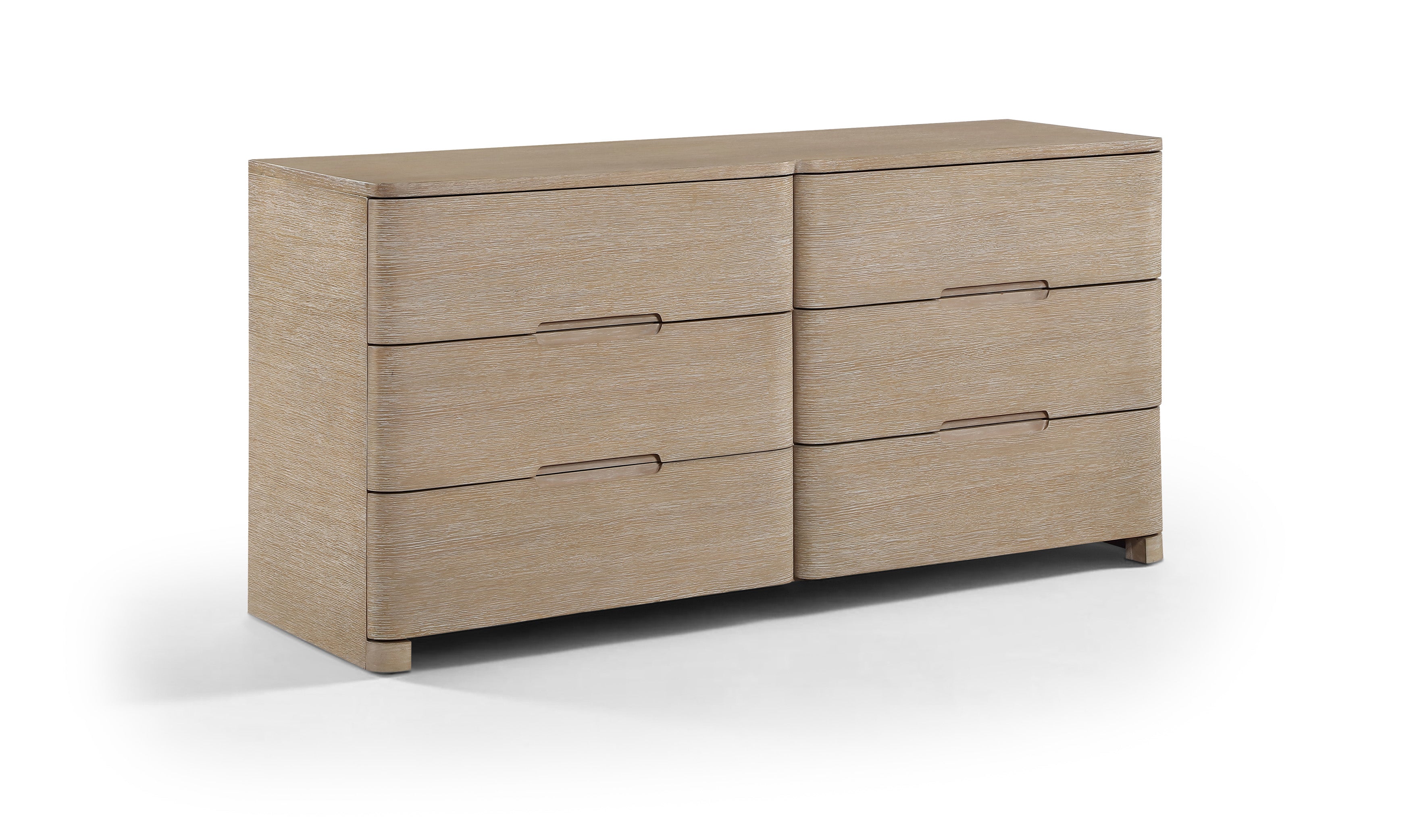 Civita Natural Oak Veneer And Solid Wood Dresser