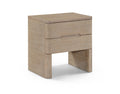 Civita 24" Natural Oak Veneer And Solid Wood Nightstand