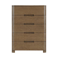 Civita Brown Oak Veneer And Solid Wood Chest