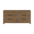 Civita Brown Oak Veneer And Solid Wood Dresser