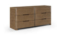 Civita Brown Oak Veneer And Solid Wood Dresser