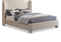 Orvieto Linen Textured Fabric Upholstered Full Bed