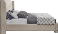 Orvieto Linen Textured Fabric Upholstered King Bed