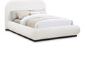 Ulyana Cream Boucle Fabric Upholstered King Bed