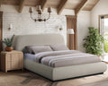 Ulyana Chenille Fabric Upholstered Full Bed
