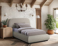 Ulyana Chenille Fabric Upholstered Twin Bed