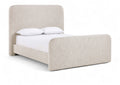 Fenn Linen Textured Fabric Upholstered King Bed