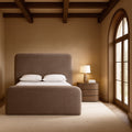 Fenn Chenille Fabric Upholstered Full Bed