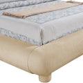 Brianne Chenille Fabric Upholstered King Bed