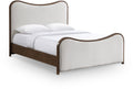Asolo Linen Textured Fabric Upholstered Full Bed (3 Boxes)