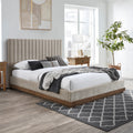 Etta Chenille Fabric Upholstered Queen Bed (3 Boxes)