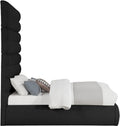 Agatha Boucle Fabric Upholstered Full Bed