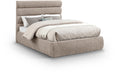 Agatha Chenille Fabric Upholstered Full Bed