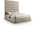 Agatha Chenille Fabric Upholstered King Bed