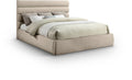Agatha Chenille Fabric Upholstered King Bed
