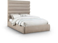 Agatha Chenille Fabric Upholstered Queen Bed