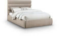 Agatha Chenille Fabric Upholstered Queen Bed