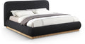 Prudence Boucle Fabric Upholstered Queen Bed