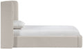Jerome Linen Textured Fabric Upholstered Twin Bed
