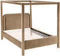 Romana Velvet Upholstered Queen Bed