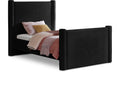 Enrica Velvet Upholstered Twin Bed