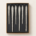 Glitzy Icicle Ornament - Set of 6