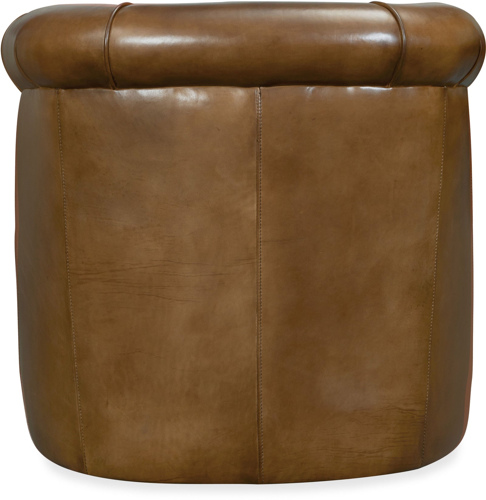 Axton Swivel Leather Club Chair