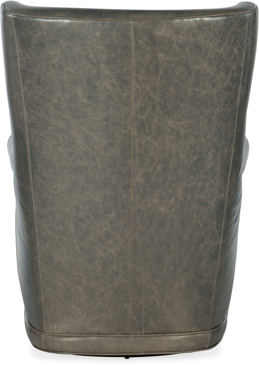 Mai Wing Swivel Club Chair – Bellaire Leather Accent Chair