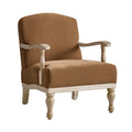 Shine Accent Chair in Caramel