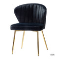 Milia Dining Chair Set of 2 in Black