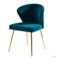 Milia Dining Chair Set of 2 in Teal