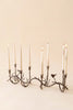 Rustic Metal Candelabra with Birds