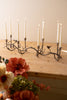 Rustic Metal Candelabra with Birds