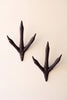 Cast Iron Turkey Foot Hook Set