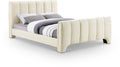 Cecile Chenille Fabric Upholstered King Bed (3 Boxes)