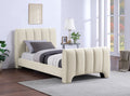 Cecile Chenille Fabric Upholstered Twin Bed (3 Boxes)