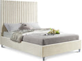 Celandine Velvet Upholstered Full Bed