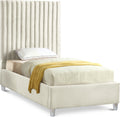 Celandine Velvet Upholstered Twin Bed