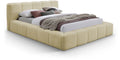 Chalfont Chenille Fabric Upholstered Queen Bed (3 Boxes)