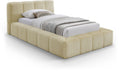 Chalfont Chenille Fabric Upholstered Twin Bed (3 Boxes)