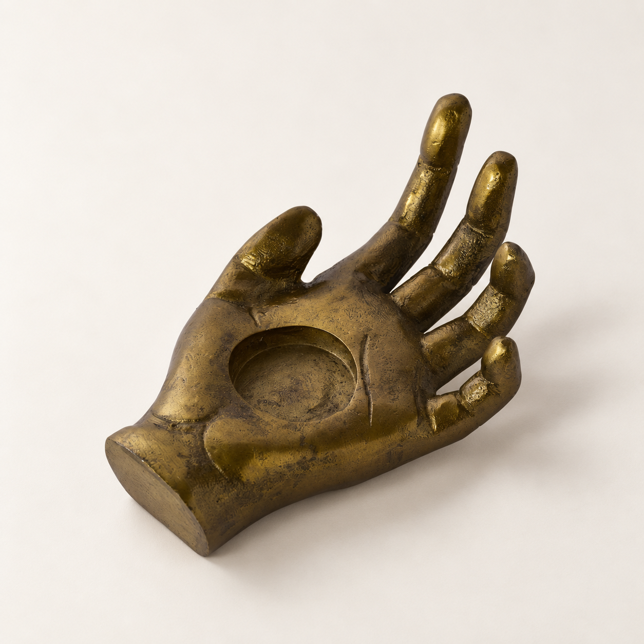 Open Hand Candleholder