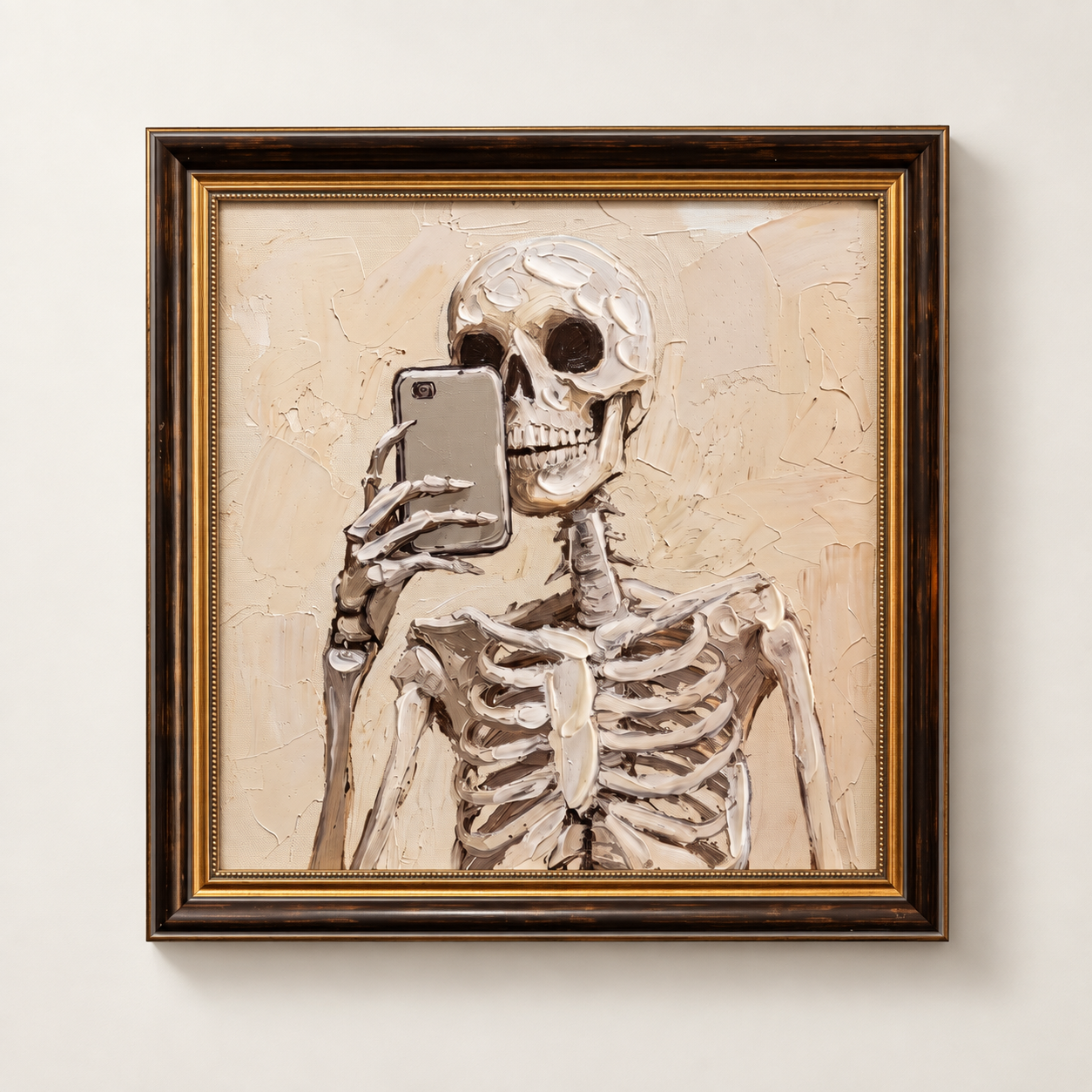 Halloween Framed "Skelfie"
