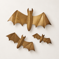 Winged Bat Wall Decor - Set of 3