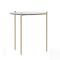 Demli Clear Glass Side Table