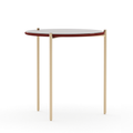 Demli Rouge Glass Side Table