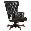 Katherine Executive Swivel Tilt Chair–Leather & Hair-on-Hide