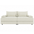Conradus Deep Sofa in Ivory